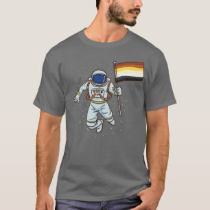 Camiseta Orgullo gay de oso gay astronauta