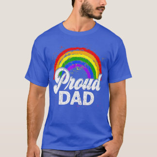 Camiseta Orgullo gay de papá orgulloso LGBT Padre arcoiris 