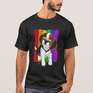 Camiseta Orgullo gay de perro chiflado LGBT amante de perro