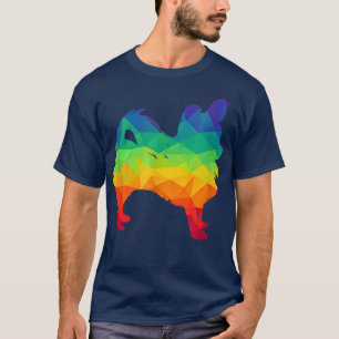 Camiseta Orgullo gay de perro de Papillon Mascota gracioso 