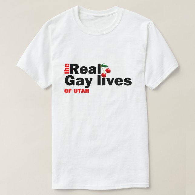 Camiseta Orgullo Gay de Utah (Diseño del anverso)