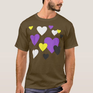 Camiseta Orgullo Gay Derechos Humanos Bandera No Binaria Lg