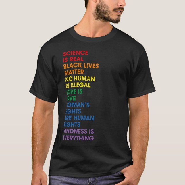 Camiseta Orgullo Gay Derechos Humanos Orgullo Ally LGBT (Anverso)