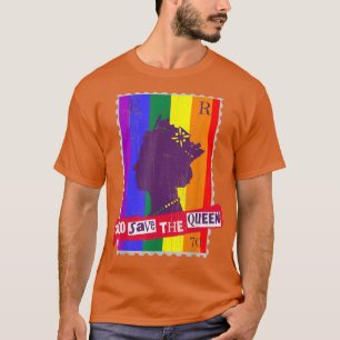 CAMISETA ORGULLO GAY DIOS SALVEN LA BANDERA DE LA REINA LLU