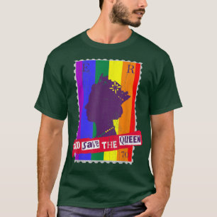 CAMISETA ORGULLO GAY DIOS SALVEN LA BANDERA DE LA REINA RAI