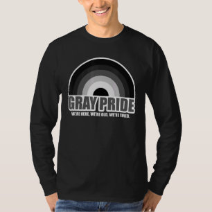 Camiseta Orgullo gay estamos aquí somos viejos estamos cans