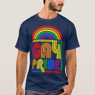 Camiseta Orgullo gay estilo retro vintage LGBTQ parte del o