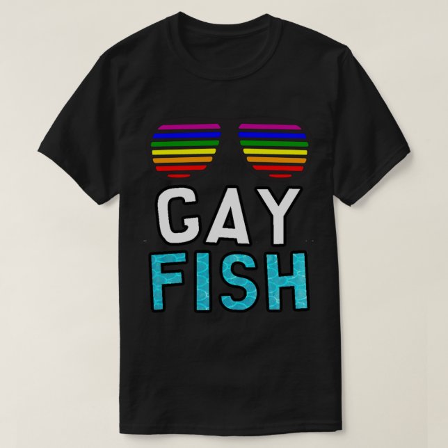 Camiseta Orgullo Gay Fish (Diseño del anverso)
