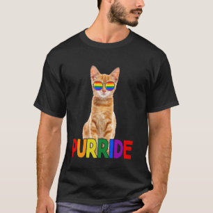 Camiseta Orgullo Gay Gato Bonito LGBTQ Purride