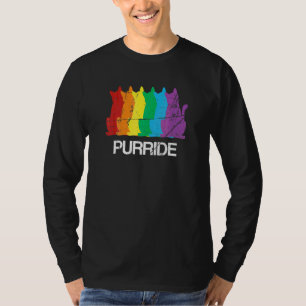 Camiseta Orgullo Gay Gato Purride Conciencia Lgb Arcoíris R