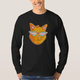 Camiseta Orgullo Gay Gay Bisexual Gato Arcoiris Transexual