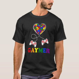 Camiseta Orgullo gay gay gay Rainbow Gamer Gaming Lgbtq