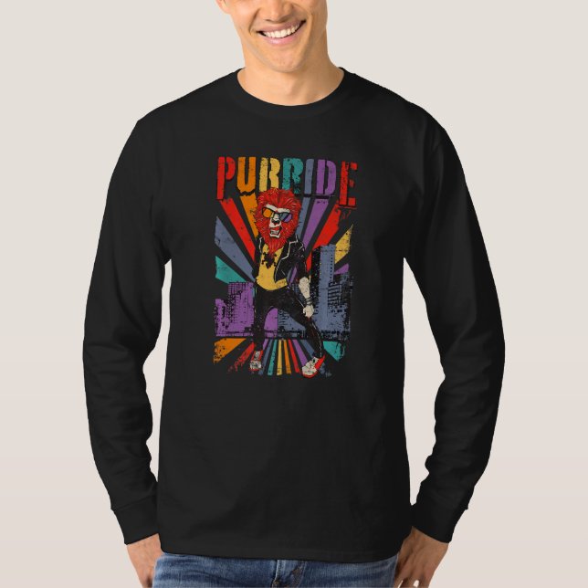 Camiseta Orgullo Gay Gay Lgbtq Daddy Lion Purride Orgullo G (Anverso)