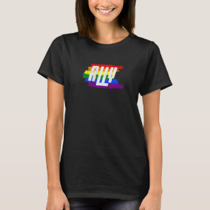 Camiseta Orgullo gay Igualdad de género Alía orgullosa arco