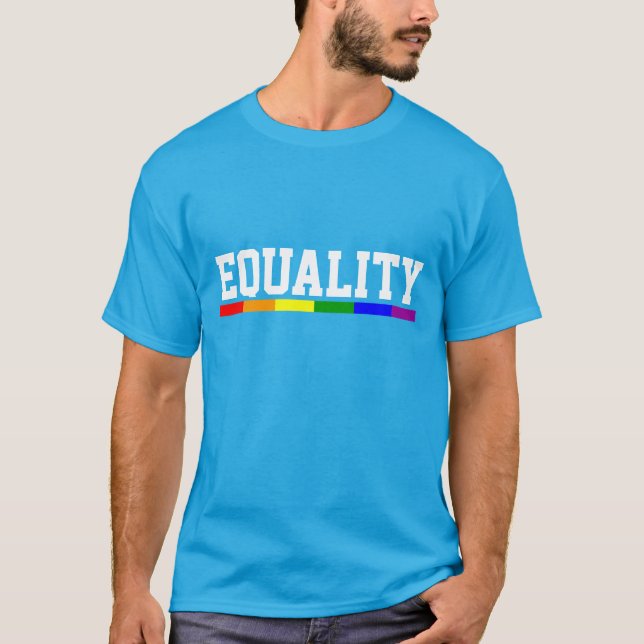 Camiseta Orgullo gay igualitario (Anverso)