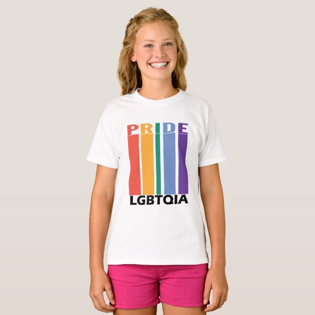 Camiseta Orgullo gay LBGTQIA Arcoiris 1 (Anverso completo)
