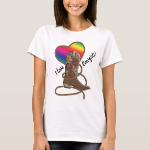 Camiseta Orgullo Gay Lesbiana Amo A Las Vaqueras Corazón Ar
