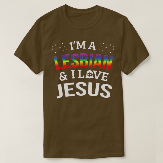 Camiseta Orgullo Gay Lesbiana Soy Una Lesbiana Que Amo A Je (Diseño del anverso)