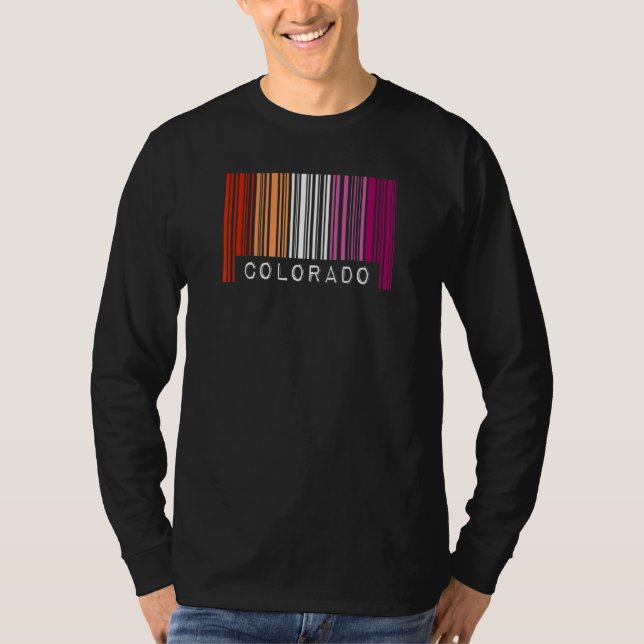 Camiseta Orgullo gay lésbico estético colorado queer (Anverso)