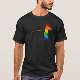 Camiseta Orgullo Gay Lésbico Lgbt Lgbtq Pesca Bandera Lgbt 