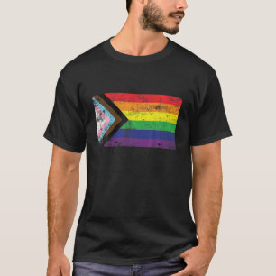 Camiseta Orgullo gay LGBQ Bandera arco iris Trans-género Or