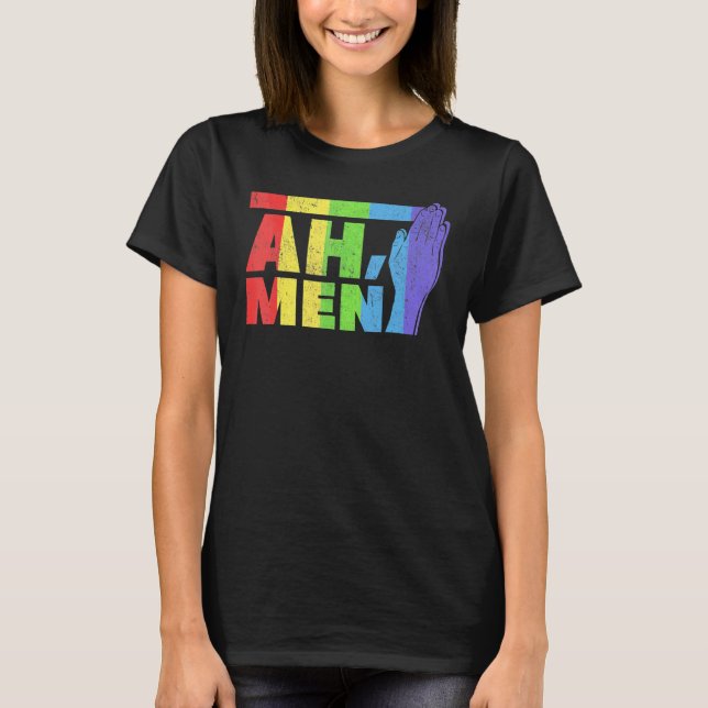 Camiseta Orgullo Gay Lgbt Bisexual Boys Ah Hombres (Anverso)
