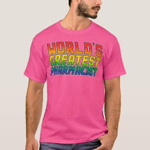 Camiseta Orgullo gay lgbt de la mejor farmacia de Worldx27 