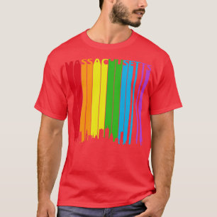 Camiseta Orgullo gay LGBT de Massachusetts