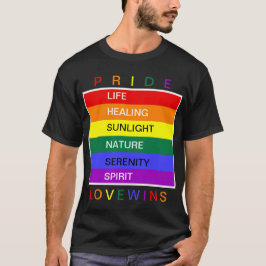 Camiseta Orgullo gay LGBT El amor arcoiris gana Personaliza