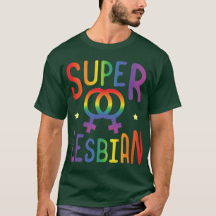 Camiseta Orgullo gay LGBT lésbico Super familia lésbica div