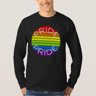 Camiseta Orgullo Gay LGBT Mes Ally Vintage Retro Rainbow Eq
