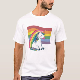 Camiseta Orgullo gay LGBT Rainbow Unicorn