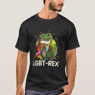 Camiseta Orgullo gay LGBT Trex Dinosaurio Lesbiano