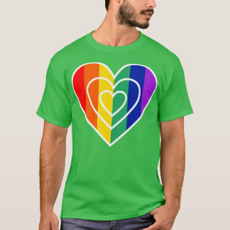 Camiseta Orgullo gay LGBTQ Heart