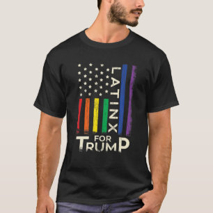 Camiseta Orgullo gay LGBTQ LatinX para las elecciones de Tr