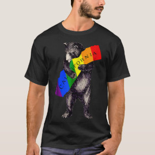 Camiseta Orgullo gay LGBTQ Oso de Cali Amo California
