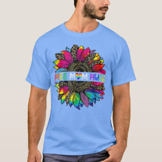 Camiseta Orgullo gay Mamá libre abraza al girasol LGBT