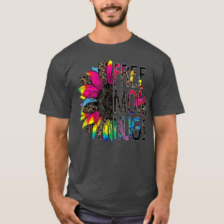 Camiseta Orgullo gay Mamá libre abraza leopardo del girasol