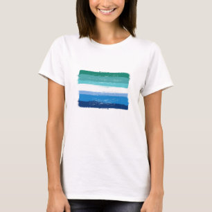 Camiseta ORGULLO GAY MASCULINO PINTADO - Azul claro