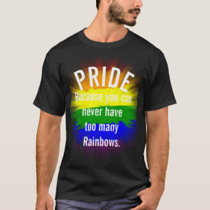 Camiseta Orgullo Gay Orgullo estallido bandera arco iris