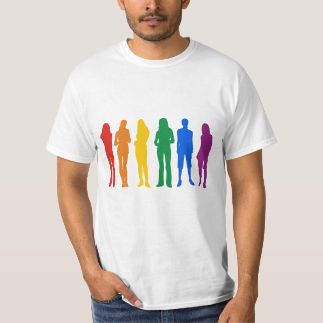 Camiseta Orgullo gay para las mujeres (Anverso)