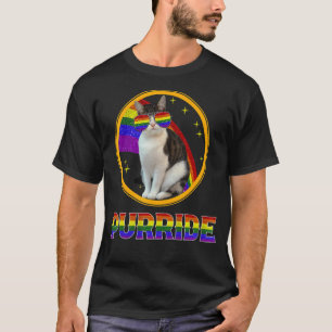 Camiseta Orgullo Gay Para Mujeres Hombres Lgbt Papá Gato Ga
