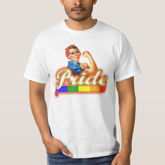 Camiseta Orgullo gay Podemos hacerlo con orgullo (Anverso)