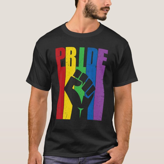 Camiseta Orgullo Gay Primero Lgbt Arcoiris Lgbtq Orgullo Lé (Anverso)