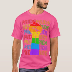 Camiseta Orgullo gay resiste el arcoiris aliado lesbiana LG
