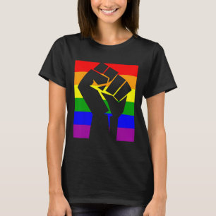 Camiseta Orgullo gay resiste primera bandera arcoiris camis