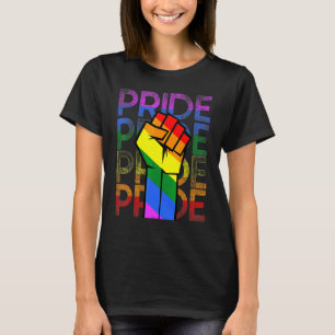 Camiseta Orgullo gay resiste primera bandera arcoiris Lgbtq