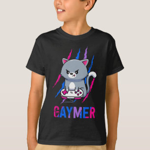 Camiseta Orgullo Geek Gaymer Lgbt Regalo para Amantes de Vi