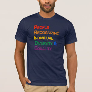 CAMISETA ORGULLO: GENTE QUE RECONOCE DIVERSIDAD INDIVIDUAL