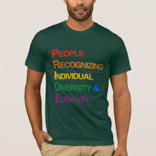 CAMISETA ORGULLO: GENTE QUE RECONOCE DIVERSIDAD INDIVIDUAL